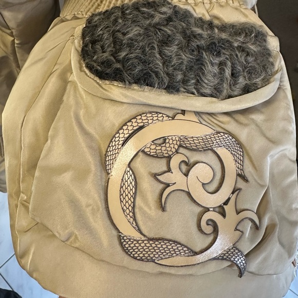 Class Roberto Cavalli Coat with Persian Wool - Picture 4 of 16